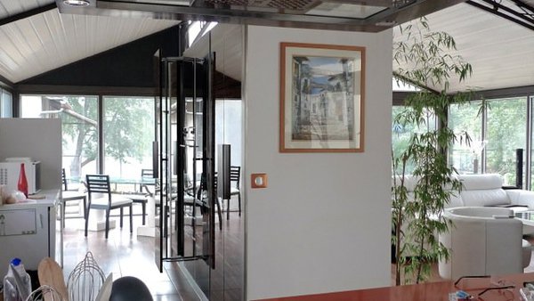 Dans la partie jour, rien n’arrête la circulation de la lumière.