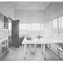 Cuisine de la Villa Savoye à Poissy. Définitivement moderniste.