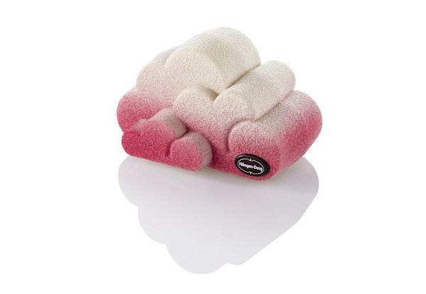 Nuage rosé et... glacé bien entendu chez Häagen-Dazs.