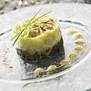 Un flan de ravioles au Saint-Marcellin, une entrée délicieuse et simple à réaliser, pour découvrir les célèbres ravioles du Dauphiné et le Saint-Marcellin, un petit fromage qui traverse le temps.