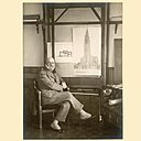 Portrait d’Auguste Perret, en 1925. Après la mort de son père en 1905, il s’associe à ses frères Gustave et Claude pour créer la firme Perret Frères.