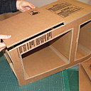 Etape 18. Si vous n’avez pas de bande de carton assez longue, vous pouvez utiliser plusieurs morceaux de carton.