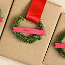 Personnalisez ses paquets de Noël.