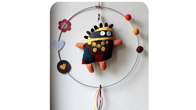 Le mobile de 30 cm de diamètre : 59 €. Pschitt.