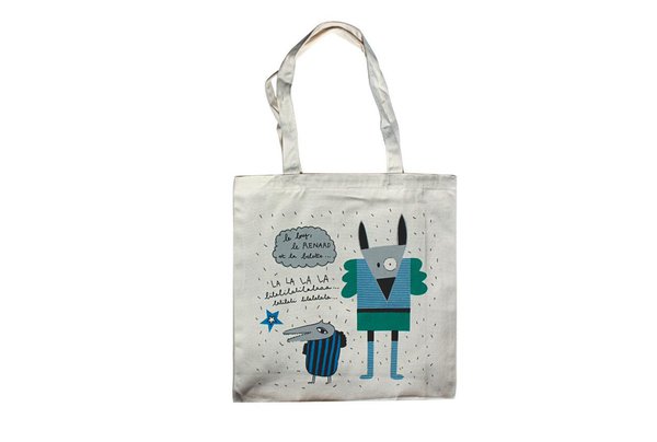 Le sac de 37 x 37 cm : 35 €. Pschitt.