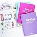 Le coffret contient un tiroir ou sont rangés 6 livrets de grilles en couleurs.