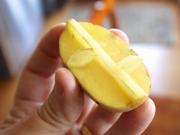 Sculptez, détourez, évidez autour du motif dessiné.