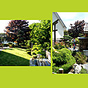 Ce jardin classique a été transformé en jardin de thé avec l’intervention du paysagiste Gilles Touret.