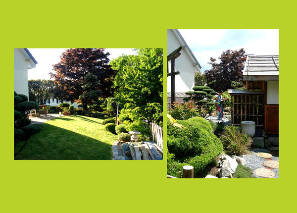 Ce jardin classique a été transformé en jardin de thé avec l’intervention du paysagiste Gilles Touret.