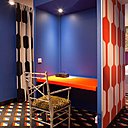 Christian Lacroix a su recréer une chambre qui reflète le melting pot américain avec des touches tantôt coloniales, tantôt Pop Art.