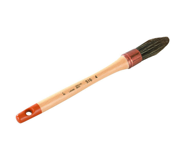 Brosse à rechampir série lasure : pour appliquer les lasures sur des surfaces nécessitant de la précision telles que les fenêtres et les angles.