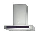 Très élégante, cette hotte en inox est ornée d’une façade couleur prune. 4 vitesses d’aspiration. Débit max 700 m3/h. Niveau sonore de 48 à 72 dB. Hotte SHD1212T. Sauter.