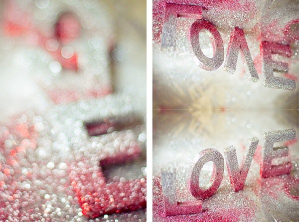 Des lettres en carton faciles à décorer pour déclarer votre flamme.