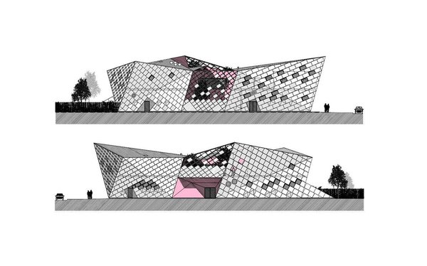 Focus sur les plans des façades.