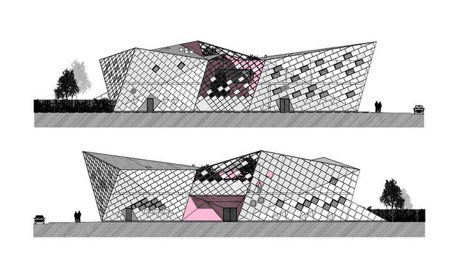 Focus sur les plans des façades.