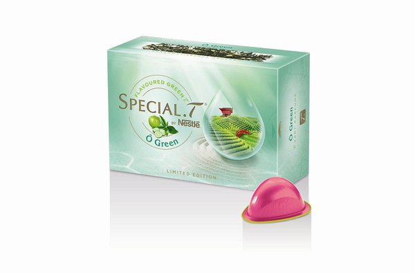 En édition limitée, Special.T propose O Green, un étonnant mélange de thé vert japonais associé à des notes de pomme verte et de concombre.