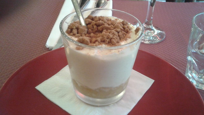 Tiramisu pomme cannelle spéculoos.