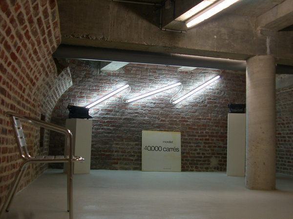 Même la cave voûtée a été utilisée en galerie d’art.