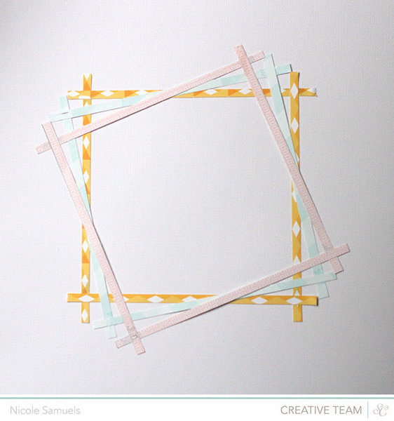 La superposition des cadres se fait au fur et à mesure, en les décalant à chaque fois.