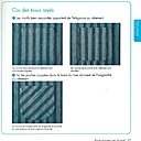 Poches en tissu rayé, savoir comment placer les rayures...