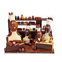 La cuisine du Maître chocolatier et ses assistants pour Pâques 2014.