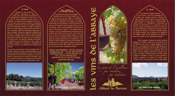 Les Côtes du Ventoux sont des vins connus depuis fort longtemps, leur vignoble remonterait à l’époque gallo-romaine.