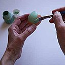 Etape 2: Peignez la coquille.