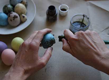Etape 3: Tachetez avec une brosse à dent.