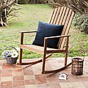 Style Shaker. Rocking chair, Sari, structure en acacia, L 60 x P 89 x H 100 cm, GreenPath, 99,90 €.