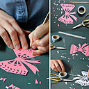 Le découpage avec doigté et en pas à pas.