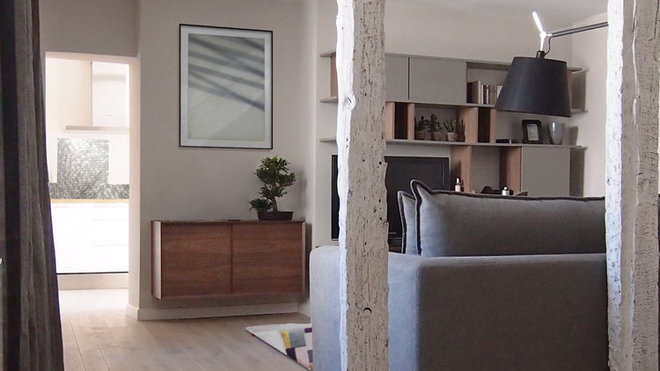 L’ancien couloir dégagé offre une plus grande ouverture sur l’espace.