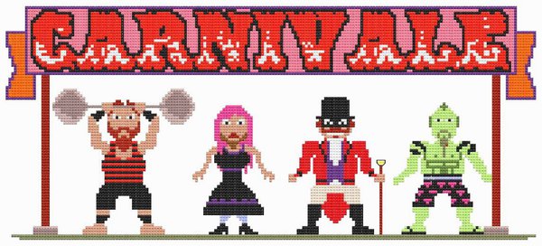 Carnivale, Femme à barbe, lutteur Alien et Monsieur Loyal comme si vous y étiez !