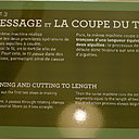 Dressage de coupe du tronçon.