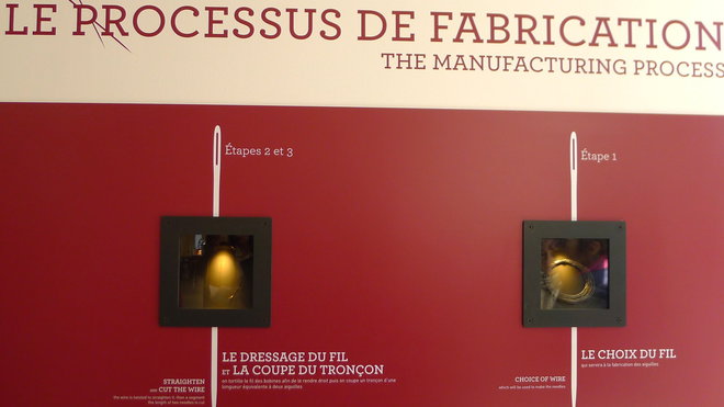 Processus de fabrication étapes 1, 2 et 3.