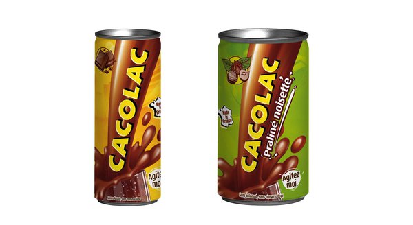 Sans arôme artificiel, sans colorant, ni conservateur, le nouveau Cacolac praliné noisette dans son habit vert est nourrissant et nomade. Le Cacolac original reste vêtu de jaune.