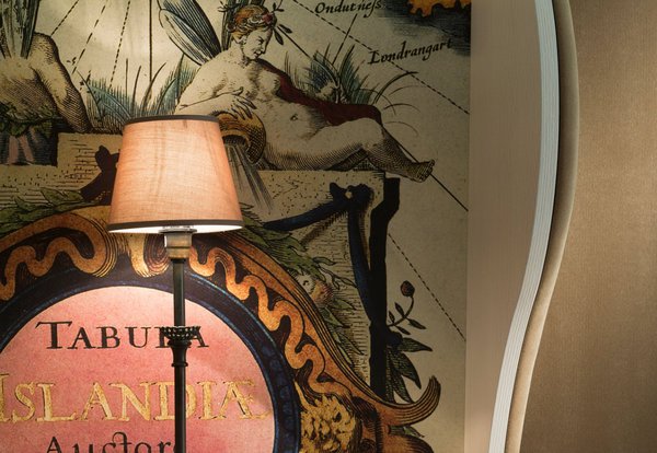 Détail d’une chambre "Antarctique". Hôtel du Continent.