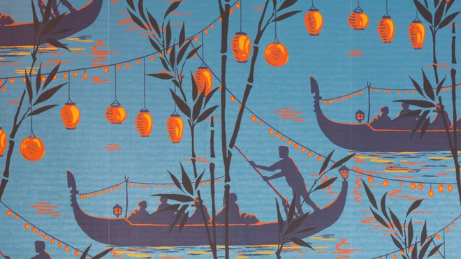 Détail du chambre "Asie". Hôtel du Continent.