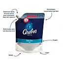 Hermétique et pratique, le nouveau sac  souple de sel fin permet de remplir les salières avec précision!