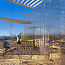 Le bâtiment ouvrira ses extrémités : rez-de-chaussée et sommet, respectivement investis par un restaurant-galerie d’art et par un bar ouvrant sur un jardin panoramique, sont accessibles à l’ensemble des citoyens et des visiteurs de la métropole.