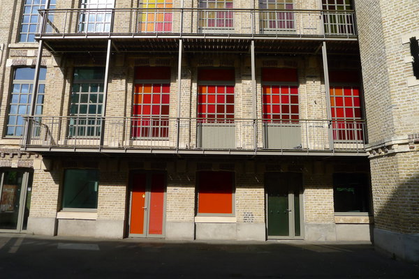 Coursives et tourelle de l'ancienne usine Boulart.