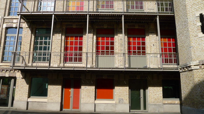 Coursives et tourelle de l'ancienne usine Boulart.