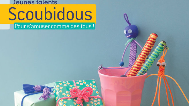 Scoubidous pour s'amuser comme des fous d'Hélène Manche est paru aux Editions le temps Apprivoisé.