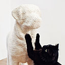 Griffoir insolite en corde créé par Erik Stehmann, DOG est la nouvelle cible des jeunes chats fous qui s’attaquent aux meubles. 649 € sur le site de la marque.