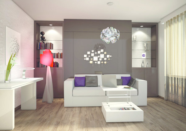 Dans son showroom parisien, HIM présente des concepts innovants, dont l’objectif principal est d’optimiser l’espace. Au service du design, le Corian trouve sa place dans chaque recoin, habillant la table basse et le bureau.