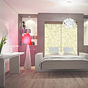 HIM se donne pour mission de combiner fonctionnalité et design, à l’image de cet appartement témoin où le canapé en cuir placé devant un meuble mural éclairé façon ombres chinoises masque un lit escamotable de 160 centimètres.