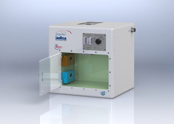 Le prototype de la machine ISSpresso passe actuellement des tests de validation de sécurité.