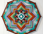 Décoratif le Mandal s'inscrit autour de l’œil central.