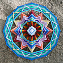 Coloris chatoyants et enroulements successifs du fil autour de bâtons, composent avec harmonie ce Mandala.