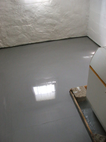 Etape 17 : le matériau frais est maintenant en place. Laisser sécher 24 à 48 heures en évitant les courants d’air.