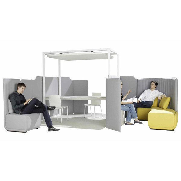 Les cloisons amovibles sont particulièrement pratiques pour séparer les espaces de travail et se détendre au calme.